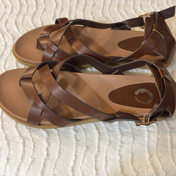 NWOT journee Collection size 8 Brown Sandals - Picture 4 of 5